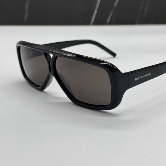 NEW SAINT LAURENT SL569Y 001 WOMEN BLACK SUNGLASSES SAINT LAURENT SL 569Y 001 - Picture 9 of 12